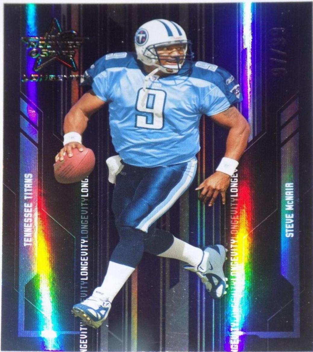 Steve McNair #93 2005 Leaf Rookies & Stars Longevity Football
