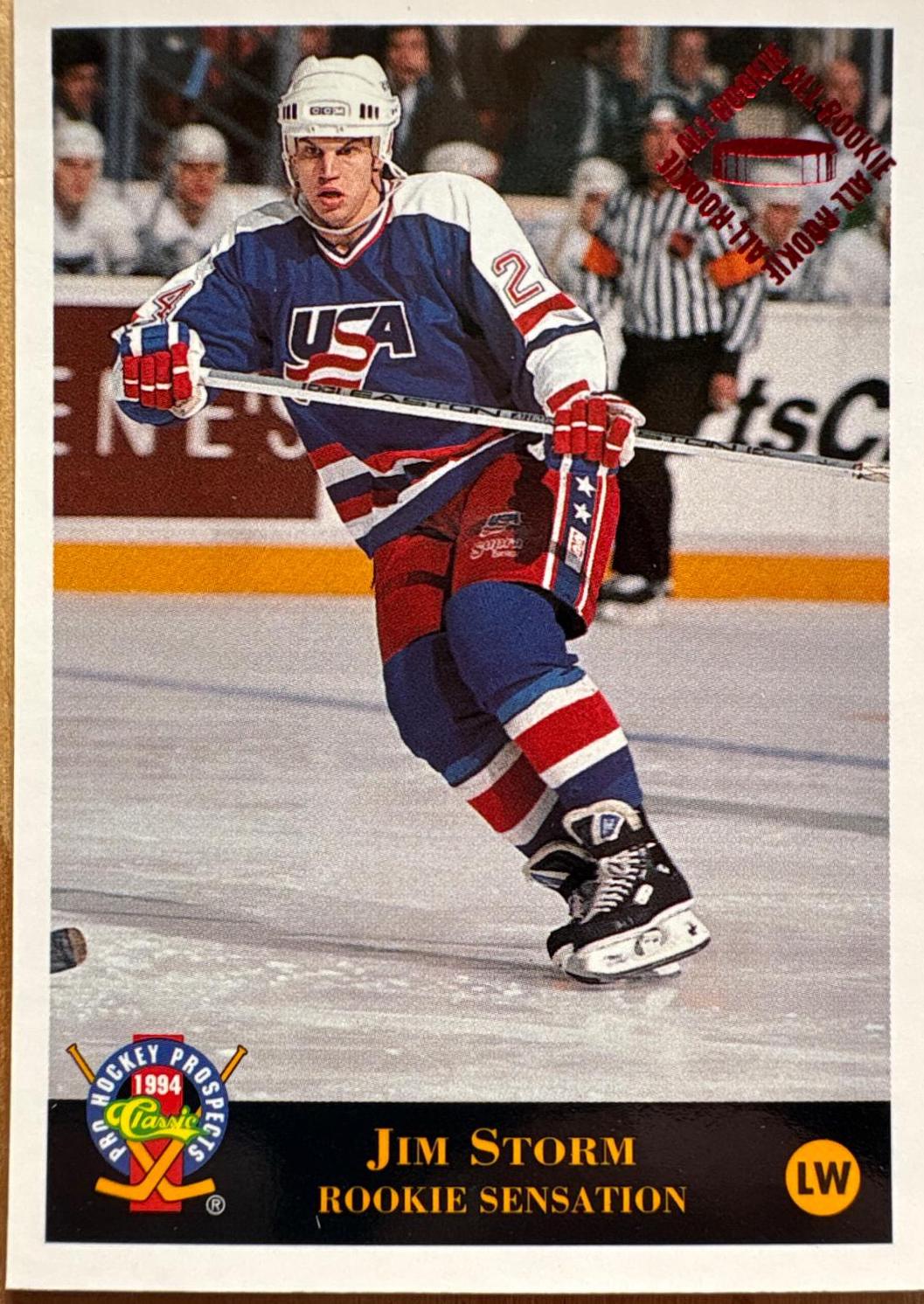Jim Storm #37 1994 Classic Pro Hockey Prospects