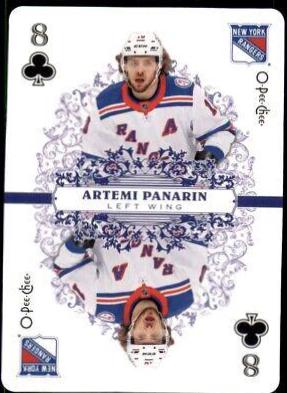 Artemi Panarin #8 Hockey Cards 2022 O Pee Chee Playing Cards