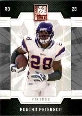 Adrian Peterson #55 Football Cards 2009 Panini Donruss Elite