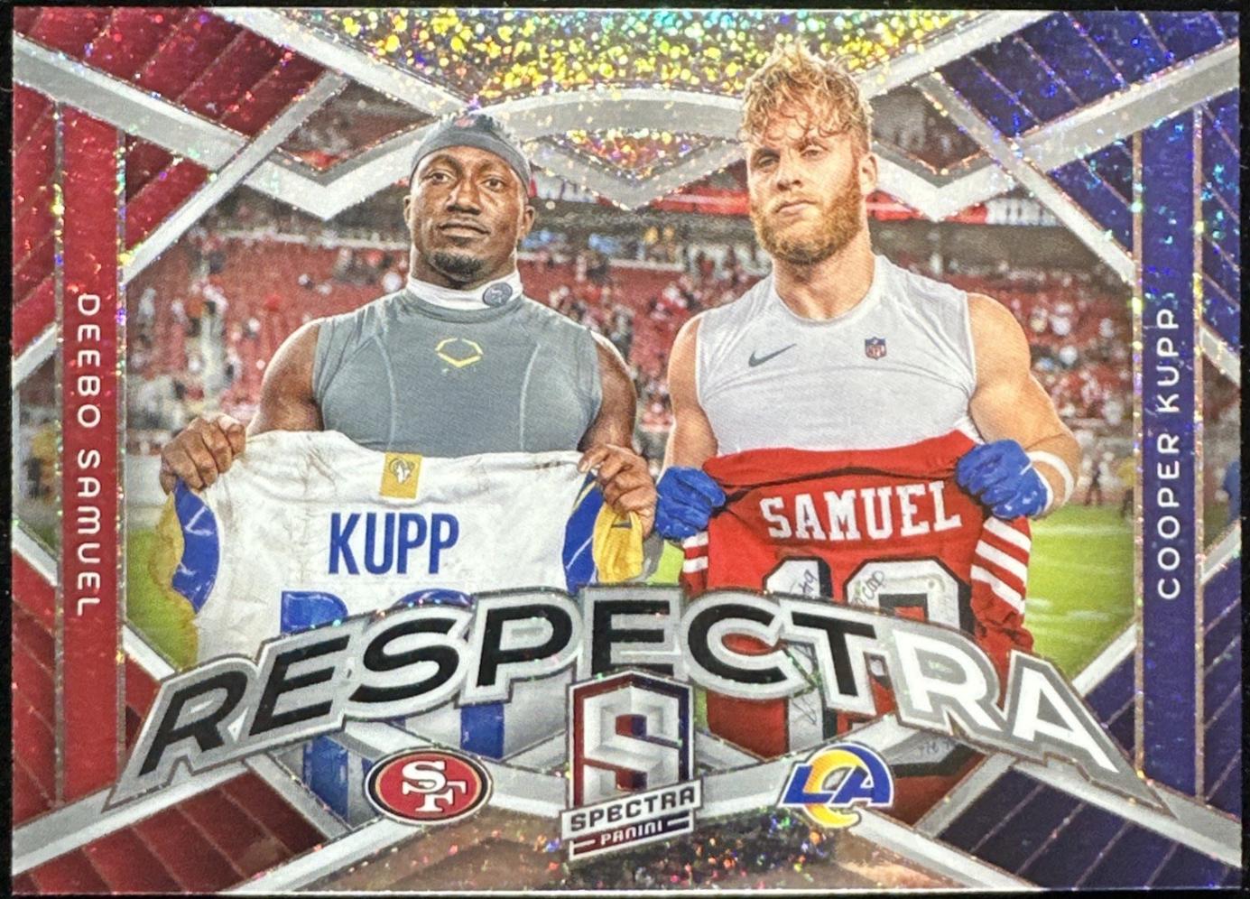 Cooper Kupp / Deebo Samuel #SWAP-DSCK Football Cards 2024 Panini Spectra Respectra