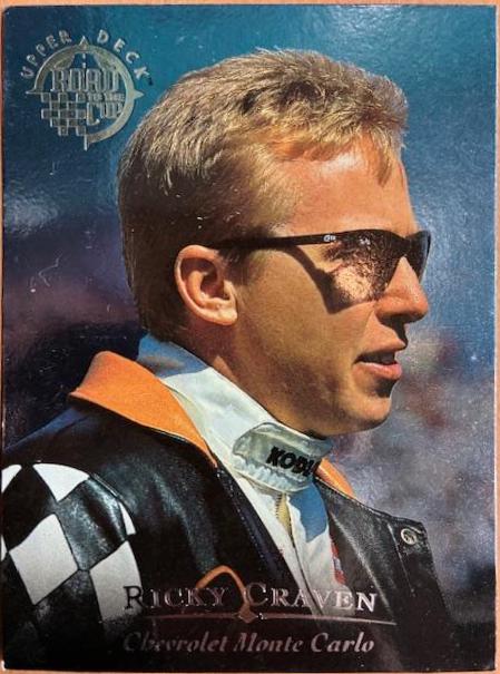 Ricky Craven #RC23 Racing Cards 1996 Upper Deck Road to the Cup NASCAR