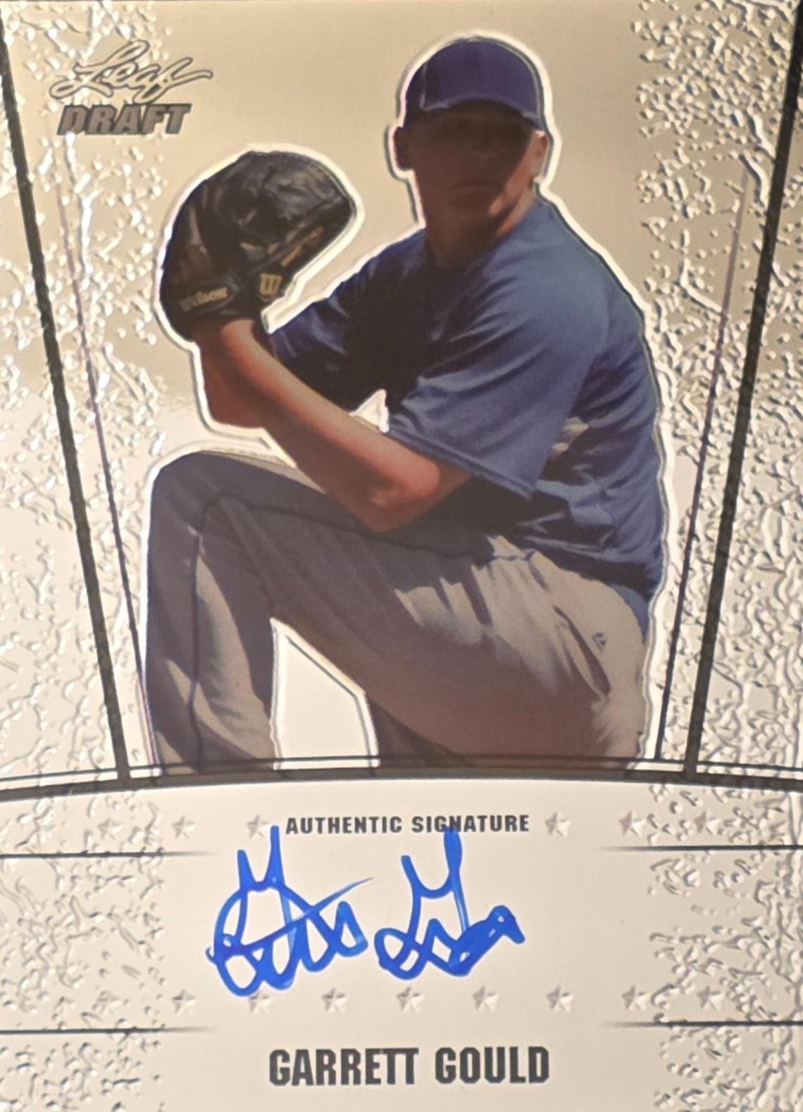 Garrett Gould #AU-GG1 2011 Leaf Metal Draft Baseball