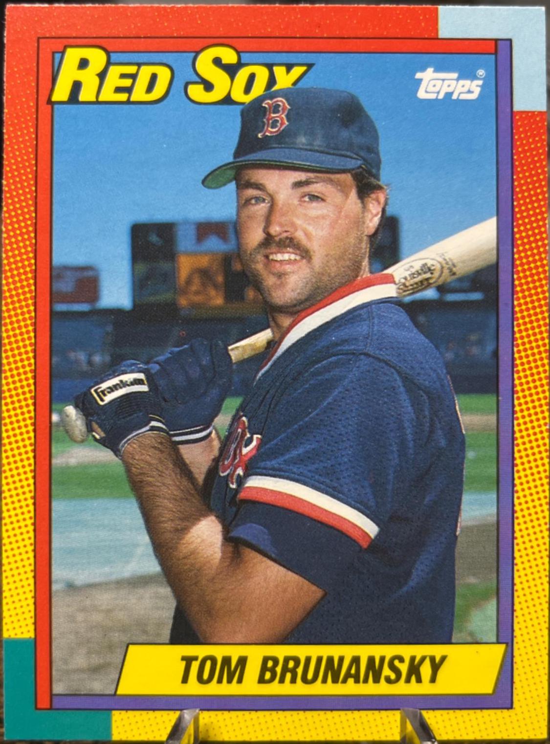 Tom Brunansky #15T Baseball Cards 1990 Topps Traded Tiffany