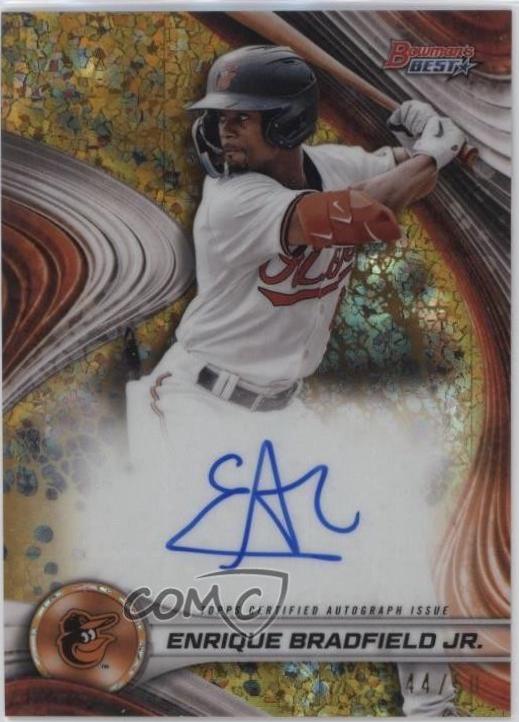 Enrique Bradfield Jr. [Gold Mini-Diamond Refractor] #B24-EB