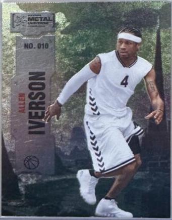 Allen Iverson #10 2022 Skybox Metal Universe Champions Basketball