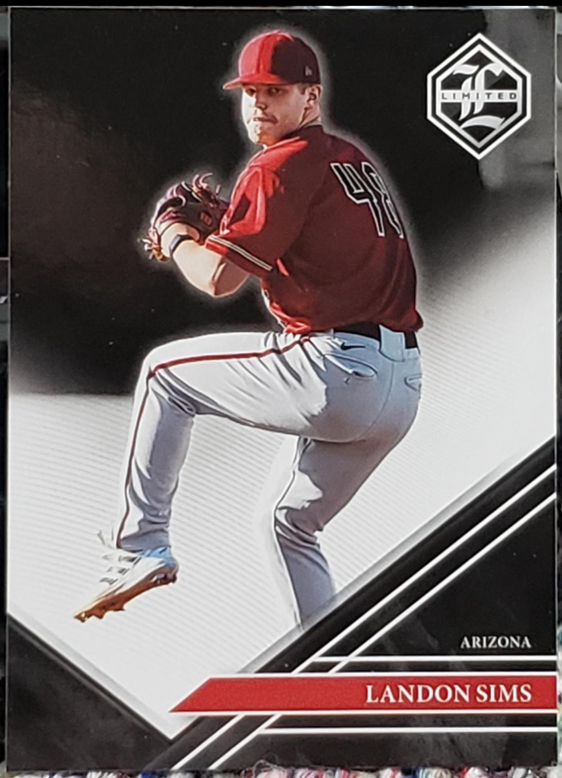 Landon Sims #1 Baseball Cards 2023 Panini Chronicles Limited