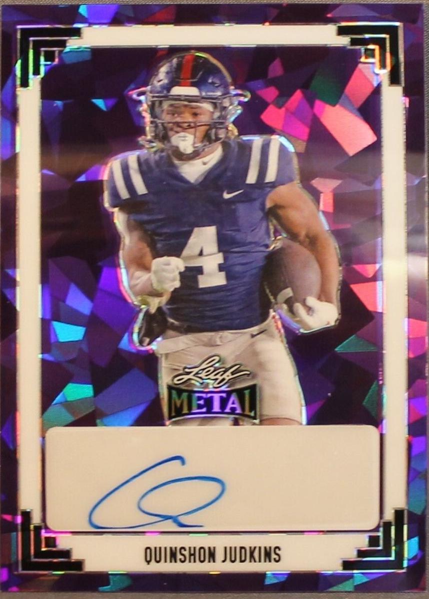 Quinshon Judkins [Purple Crystal] #91A-QJ1