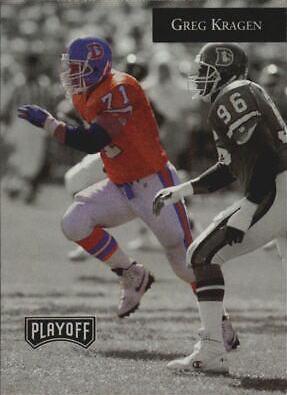 Greg Kragen #35 Football Cards 1992 Playoff