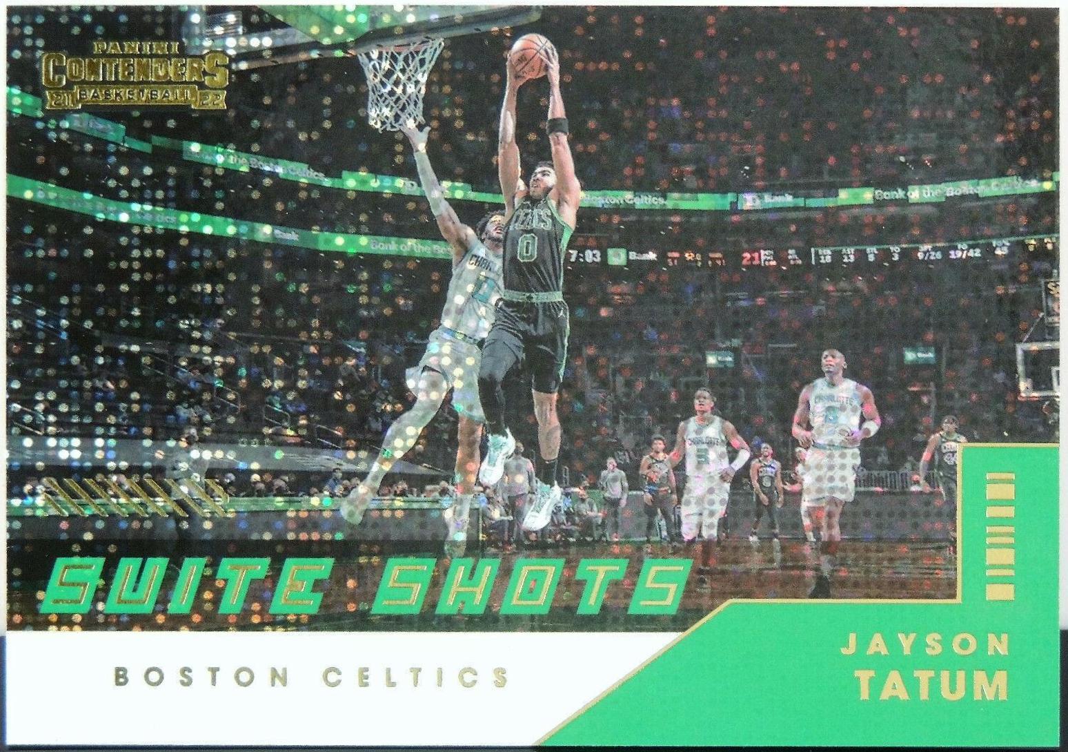 Jayson Tatum #9 Basketball Cards 2021 Panini Contenders Suite Shots