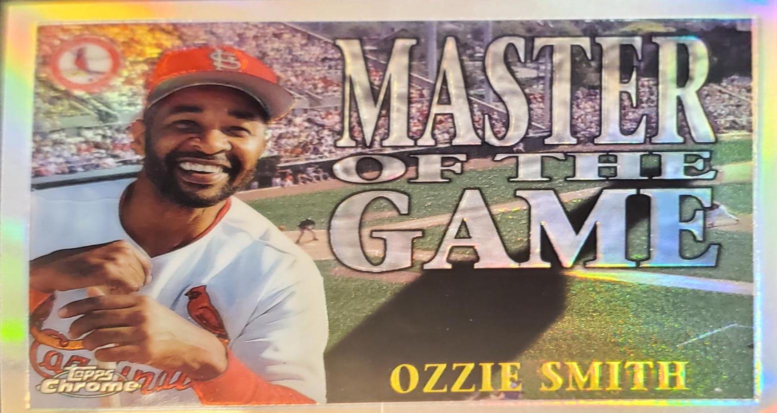 Ozzie Smith #mg5 Baseball Cards 1996 Topps Chrome Master of the Game