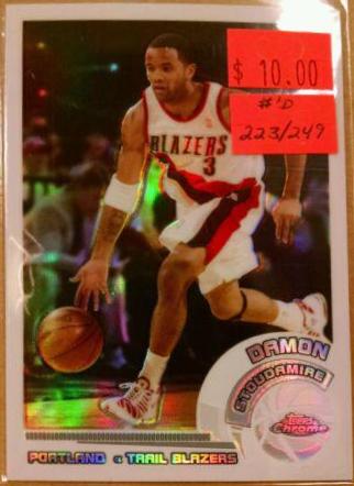 Damon Stoudamire [White Refractor] #87