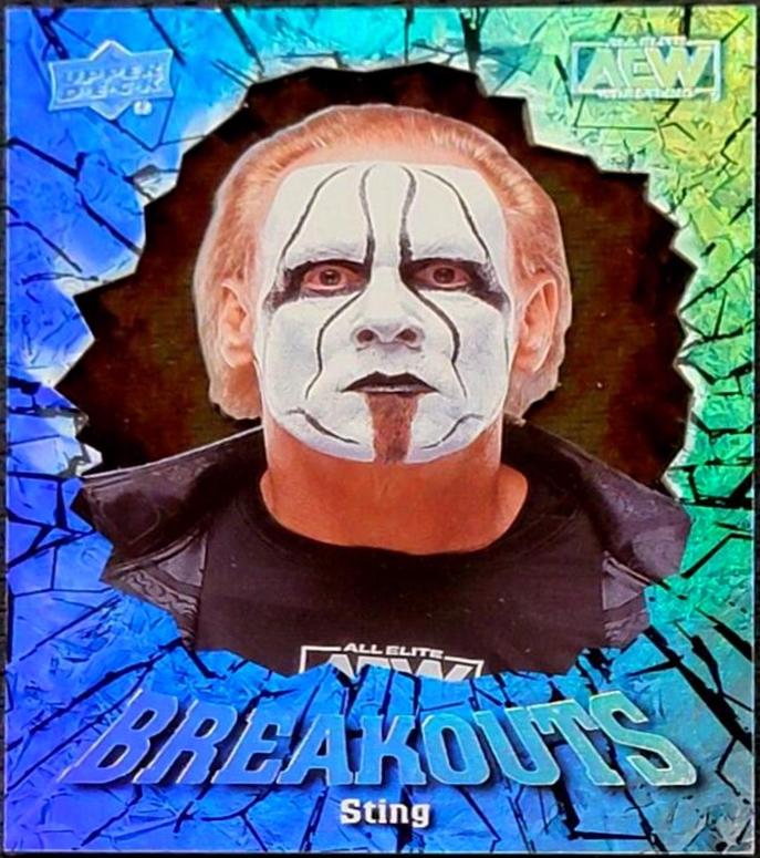 Sting #BO-12 Wrestling Cards 2022 Upper Deck AEW Breakouts
