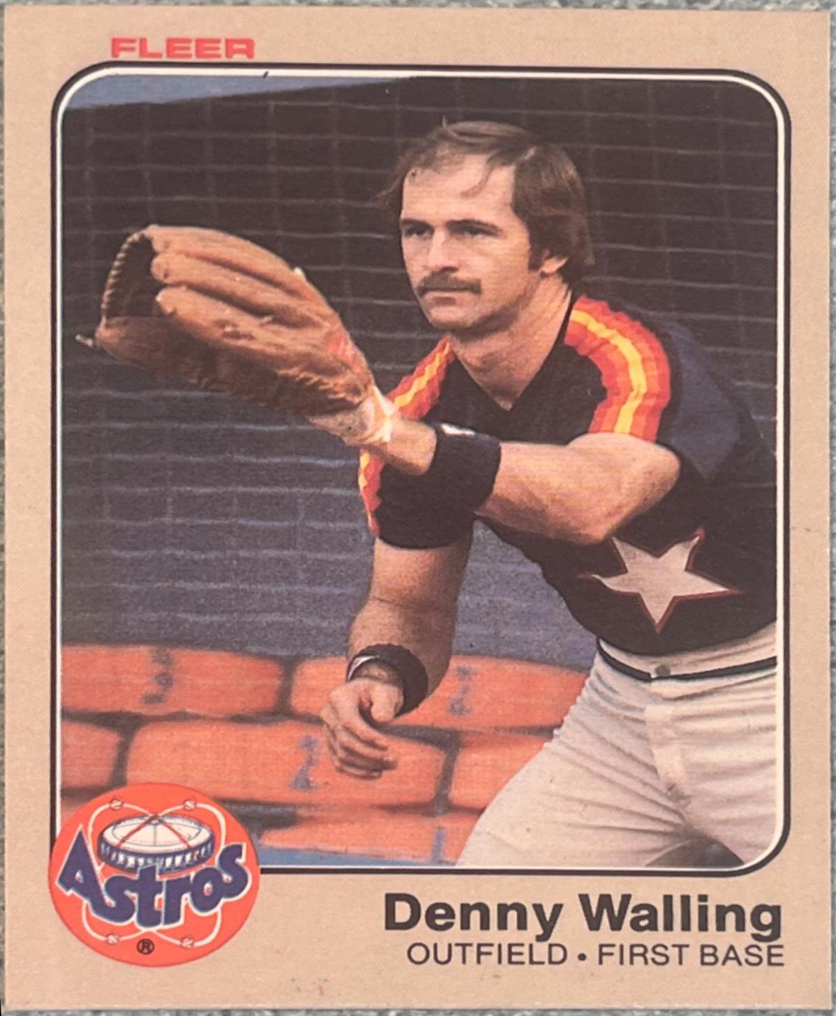 Denny Walling #469 Baseball Cards 1983 Fleer