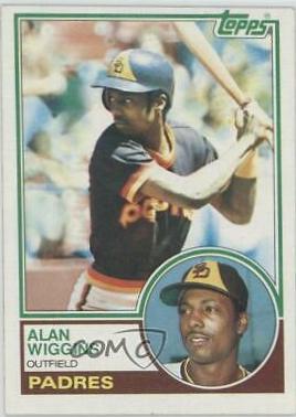 Alan Wiggins #251 Baseball Cards 1983 Topps