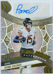 Rome Odunze #21 Prices | 2025 Panini Revolution End Zone Autograph