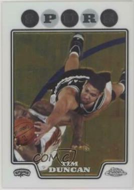 Tim Duncan #21 2008-09 Topps Chrome Basketball