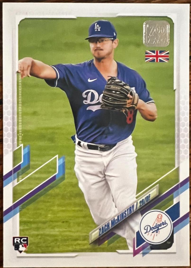 Zach McKinstry #59 Baseball Cards 2021 Topps UK Edition