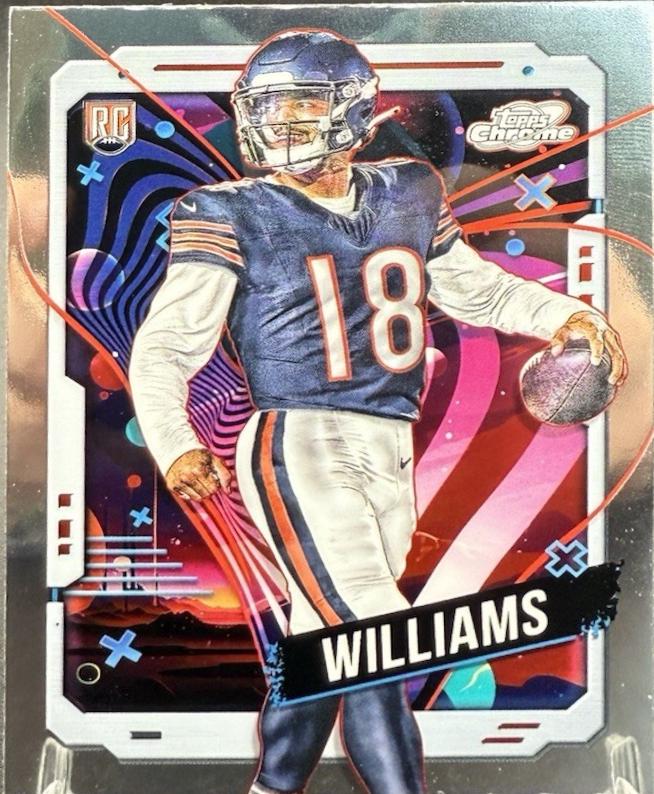 Caleb Williams #118 Football Cards 2024 Topps Cosmic Chrome
