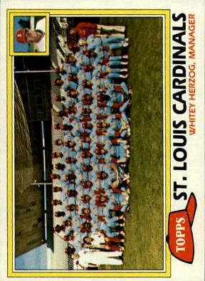 1981 Topps St. Louis Cardinals / Whitey Herzog #684 card