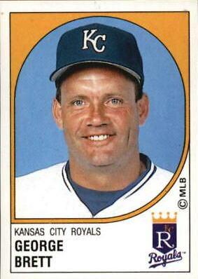 George Brett #104 Baseball Cards 1988 Panini Stickers