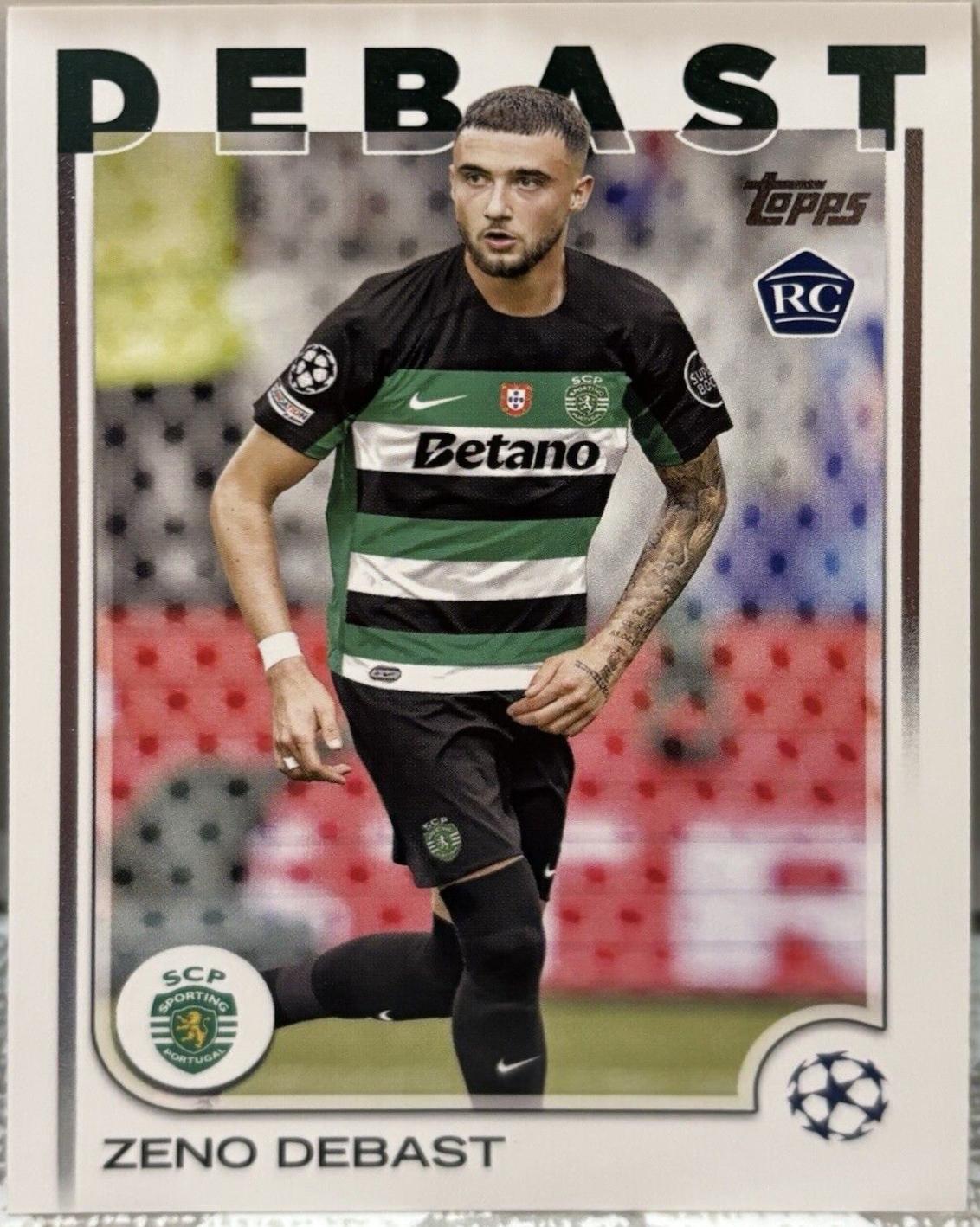 Zeno Debast #177 Soccer Cards 2024 Topps UEFA