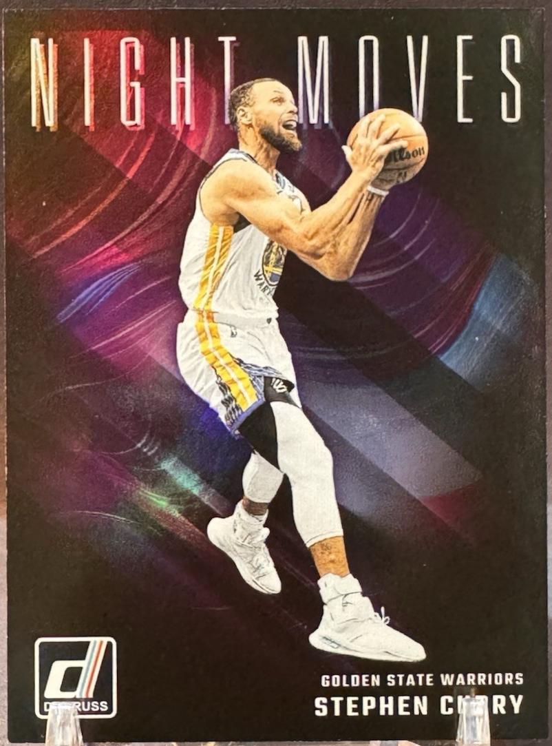 Stephen Curry #17 Basketball Cards 2024 Panini Donruss Night Moves