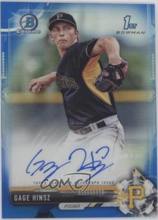 Gage Hinsz [Blue Refractor] #CPA-GH