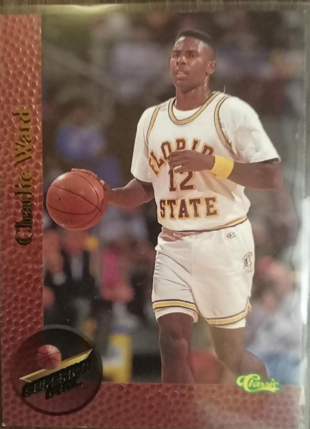 Charlie Ward #25 Basketball Cards 1995 Classic Superior Pix