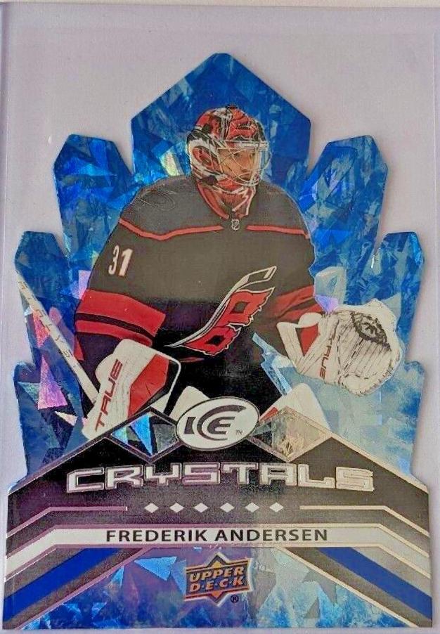 Frederik Andersen #IC-19 Hockey Cards 2021 Upper Deck Ice Crystals
