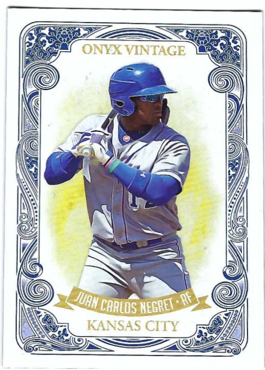Juan Carlos Negret #OVJN Baseball Cards 2021 Onyx Vintage