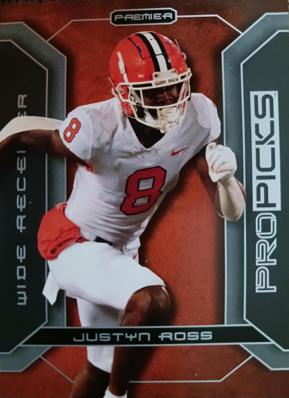 Justyn Ross #PP-36 Football Cards 2022 Pro Picks Premier
