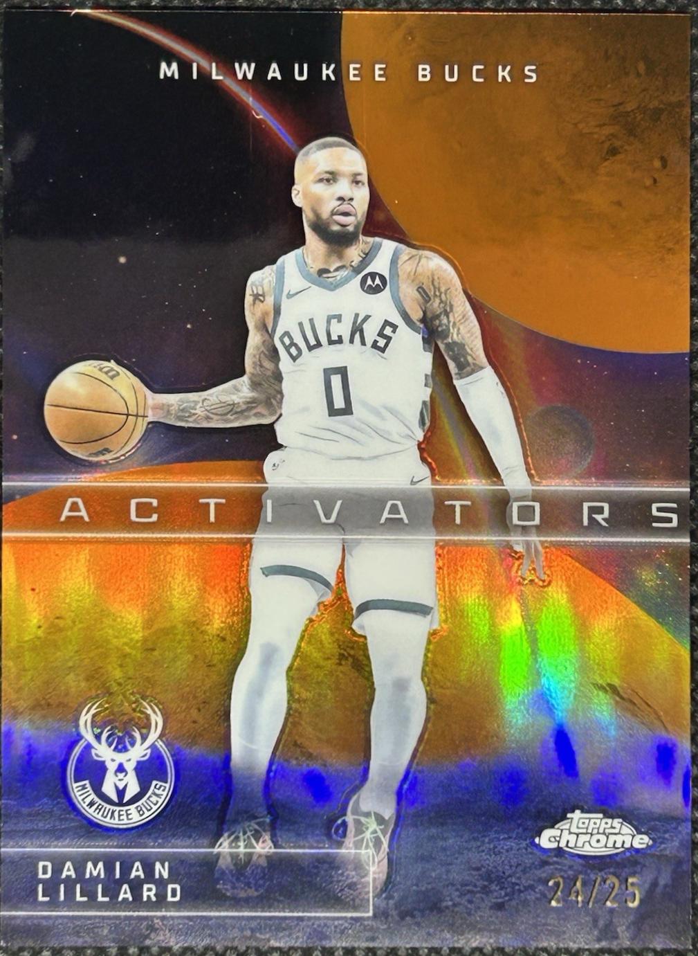 Damian Lillard [Orange Refractor] #AC-9 Prices | 2025 Topps Chrome
