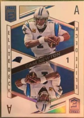 Cam Newton #ED-13 Football Cards 2018 Panini Donruss Elite Deck