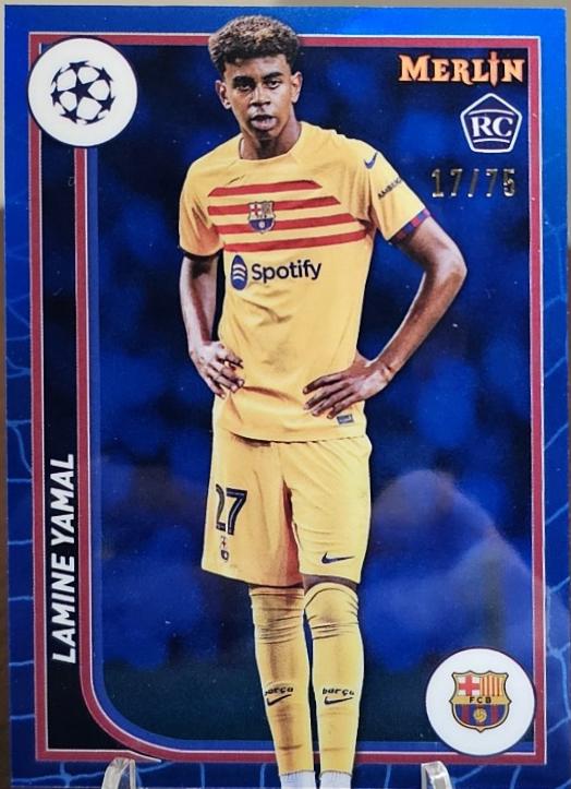 Yamal Lamine Rookie #RA-75 now | eBay Topps - 0 Leaf 1 ラミン