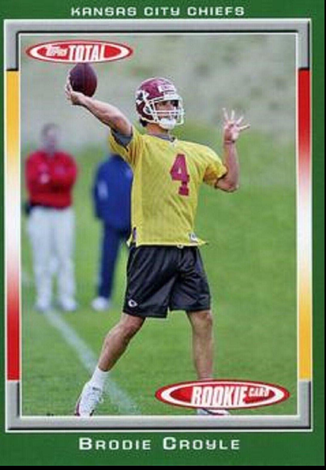 Brodie Croyle #516 Football Cards 2006 Topps Total