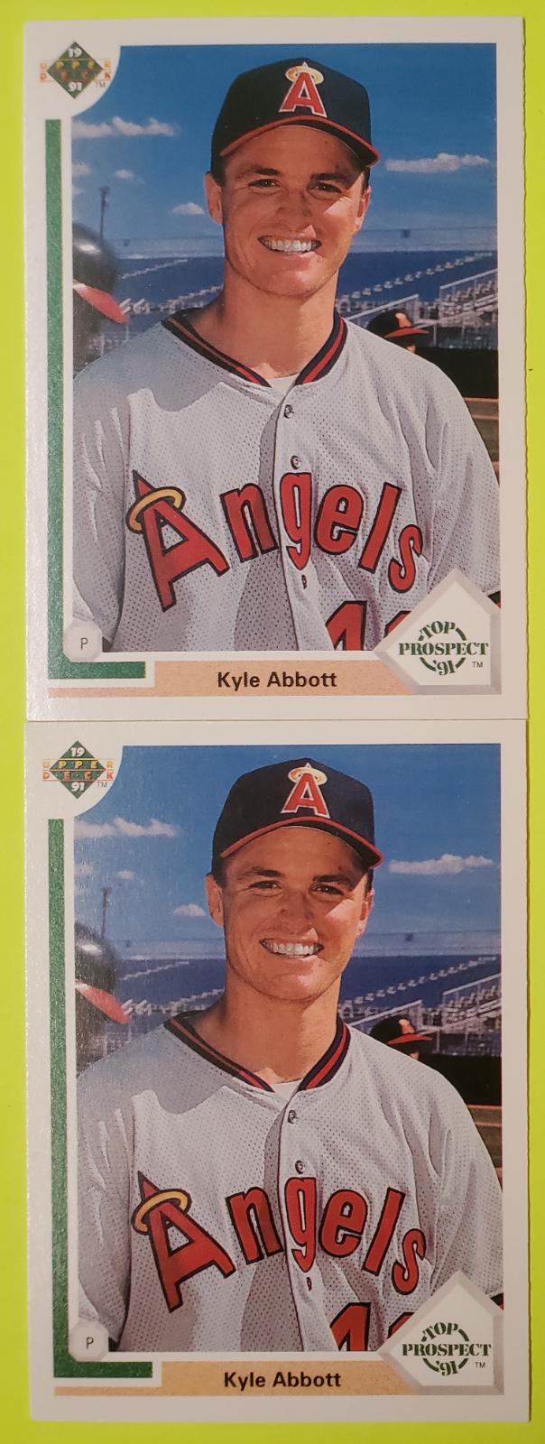 Kyle Abbott #51 Baseball Cards 1991 Upper Deck