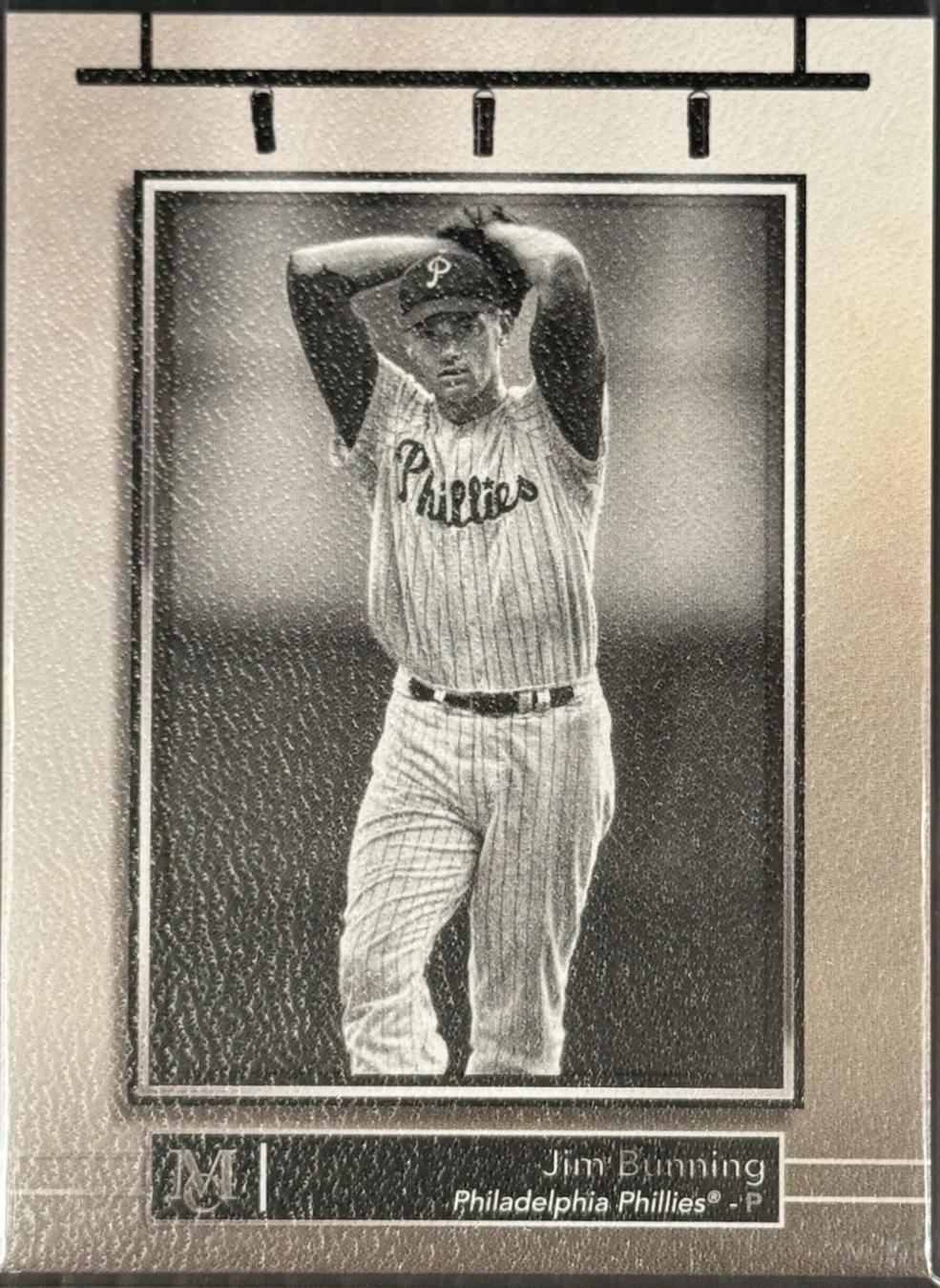 Jim Bunning #PV-23 Baseball Cards 2024 Topps Museum Collection Private Viewing