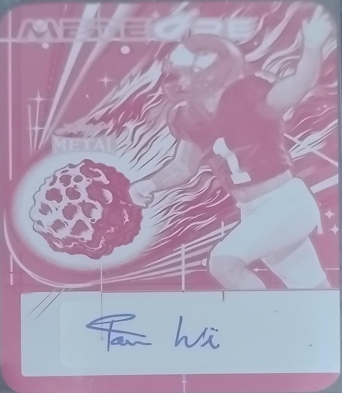 Roman Wilson #MO-RW1 2024 Leaf Metal Mete Ore Autograph Football
