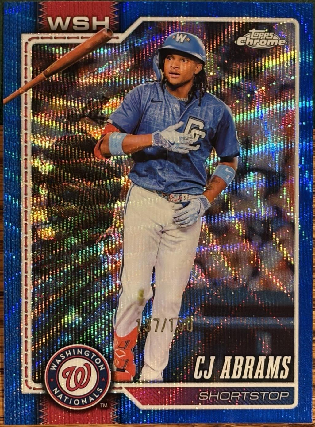 2026 CJ Abrams [Blue Wave Refractor] #243