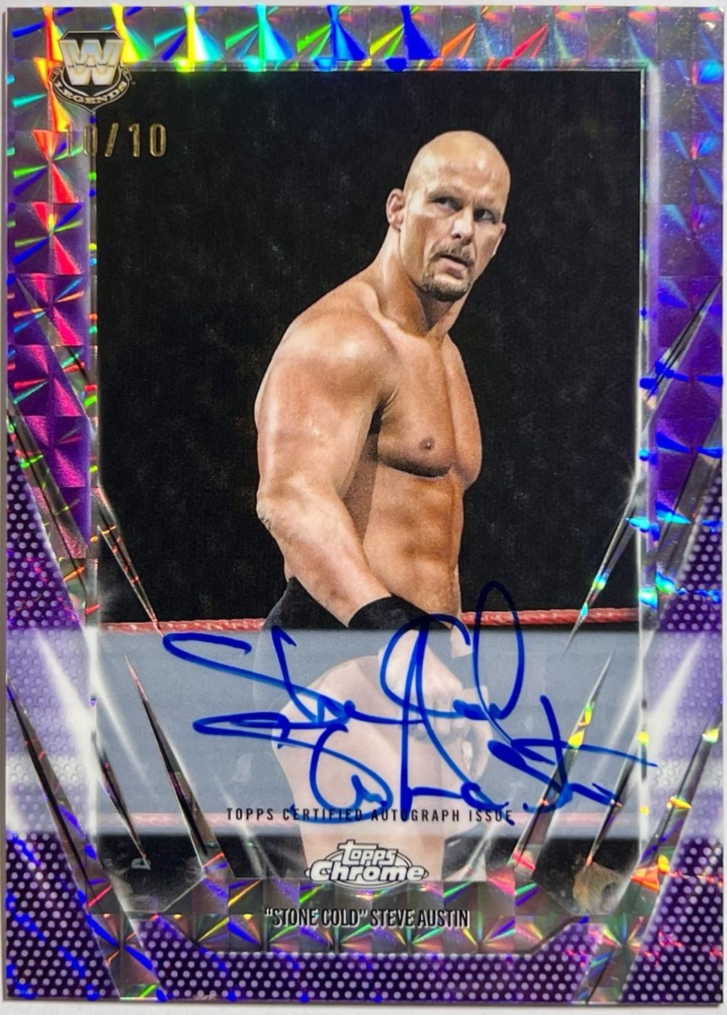 Stone Cold Steve Austin [Purple Geometric] #BCA-STA Prices | 2026