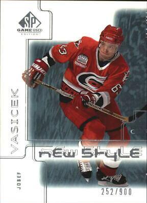 Josef Vasicek #64 Hockey Cards 2000 SP Game Used