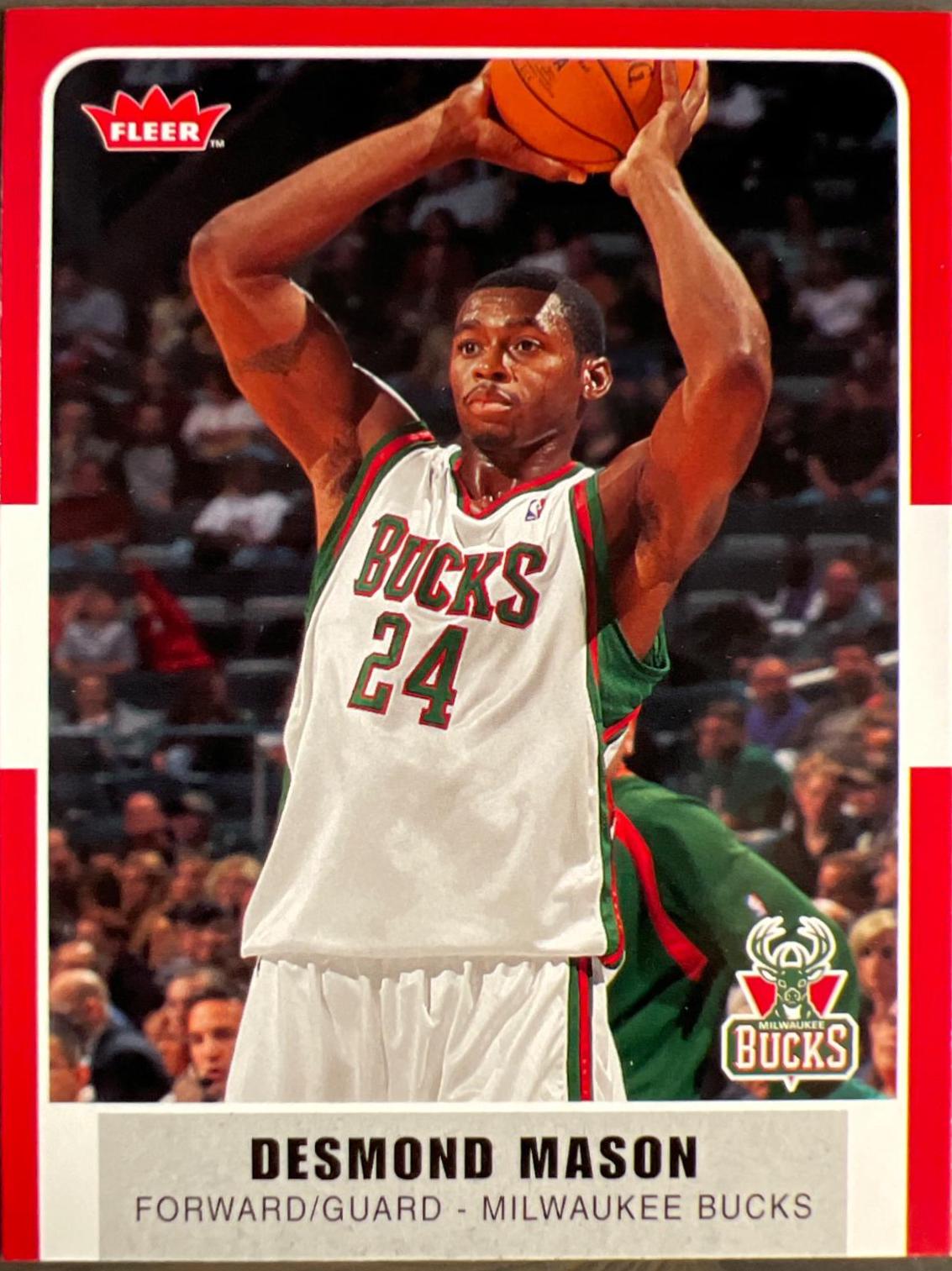 Desmond Mason #93 2007 Fleer Basketball