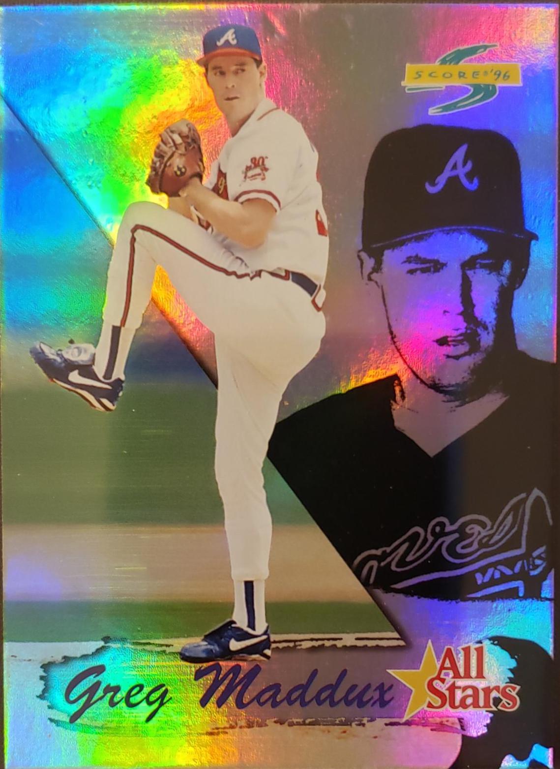 Greg Maddux #10 Baseball Cards 1996 Score All Stars