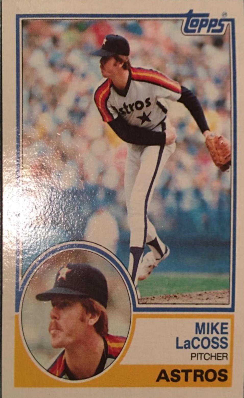 Mike LaCoss #92 Baseball Cards 1983 Topps
