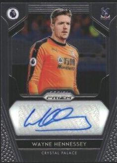Wayne Hennessey #S-WH Soccer Cards 2019 Panini Prizm Premier League Signatures