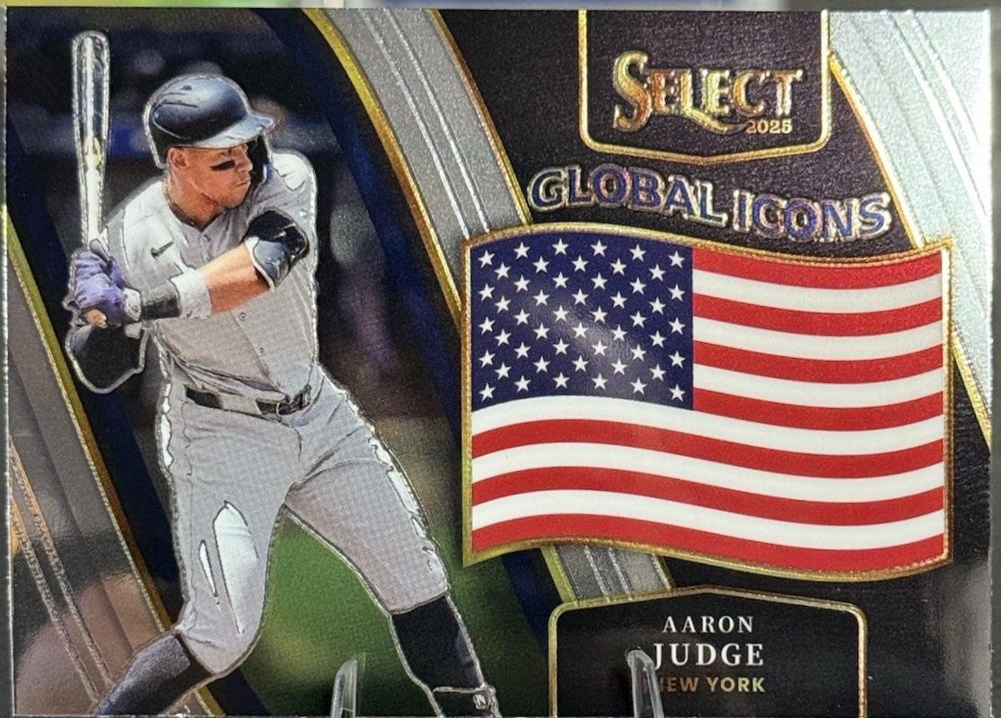 Aaron Judge #9 2025 Panini Select Baseball Global Icons