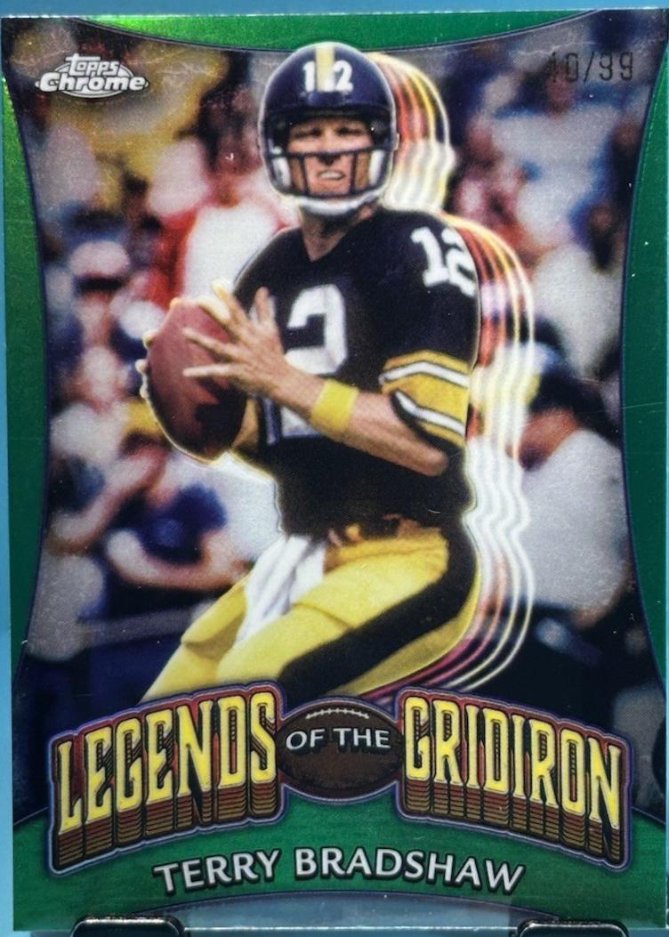 Terry Bradshaw [Green Refractor] #LOG-19