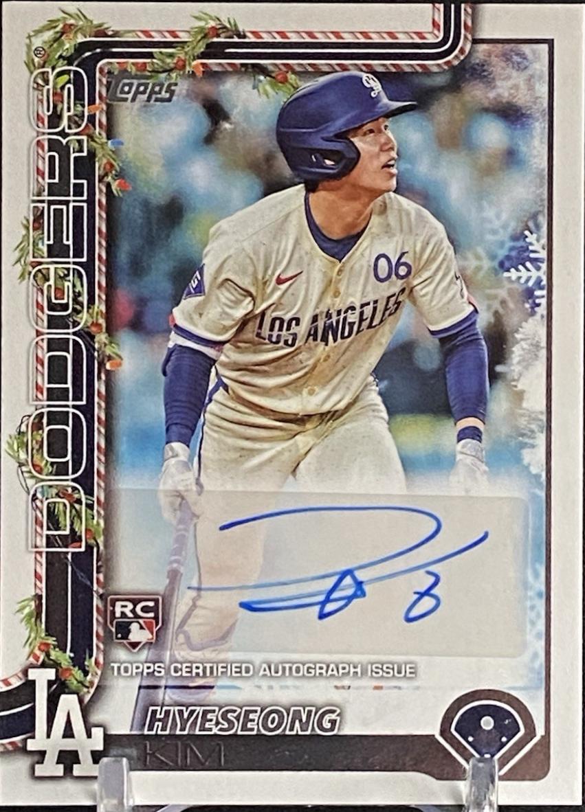 Hyeseong Kim #PA-HK Prices | 2025 Topps Holiday Player Autograph