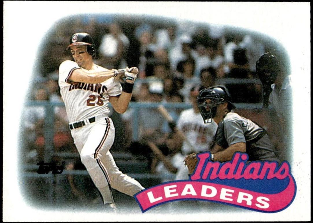 Indians Leaders (1989 Topps)